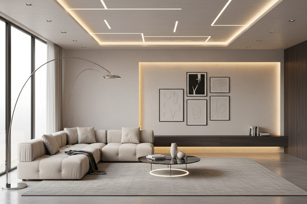 Svetainės apšvietimas