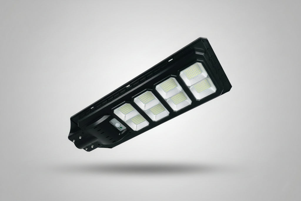 LED GATVĖS APŠVIETIMAS SU SAULĖS BATERIJA 400W 6000K