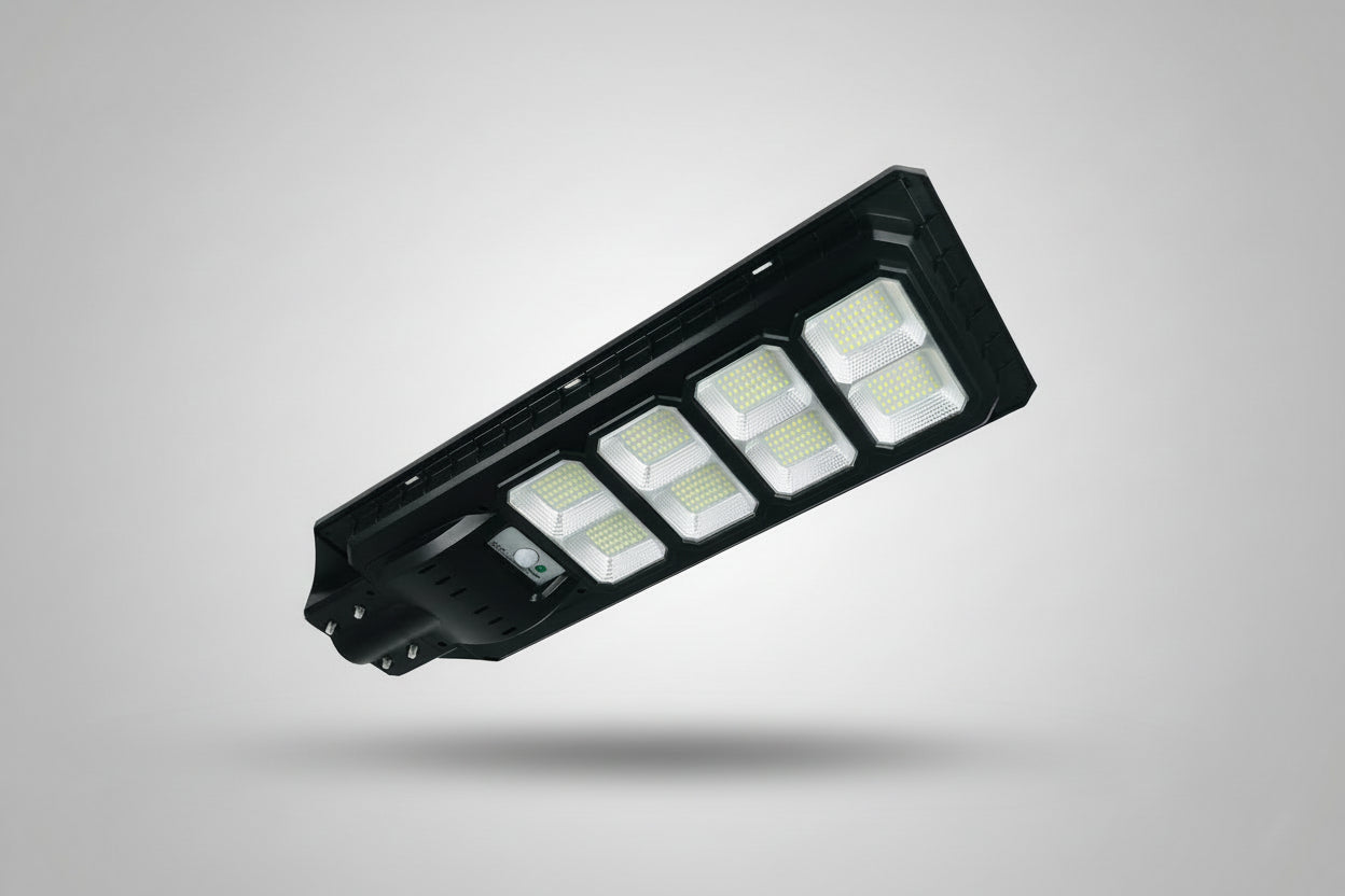 LED GATVĖS APŠVIETIMAS SU SAULĖS BATERIJA 400W 6000K