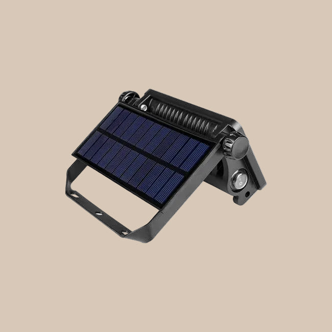 LED PROŽEKTORIUS SU SAULĖS BATERIJA POLOS IP65 10W 4500K PIR