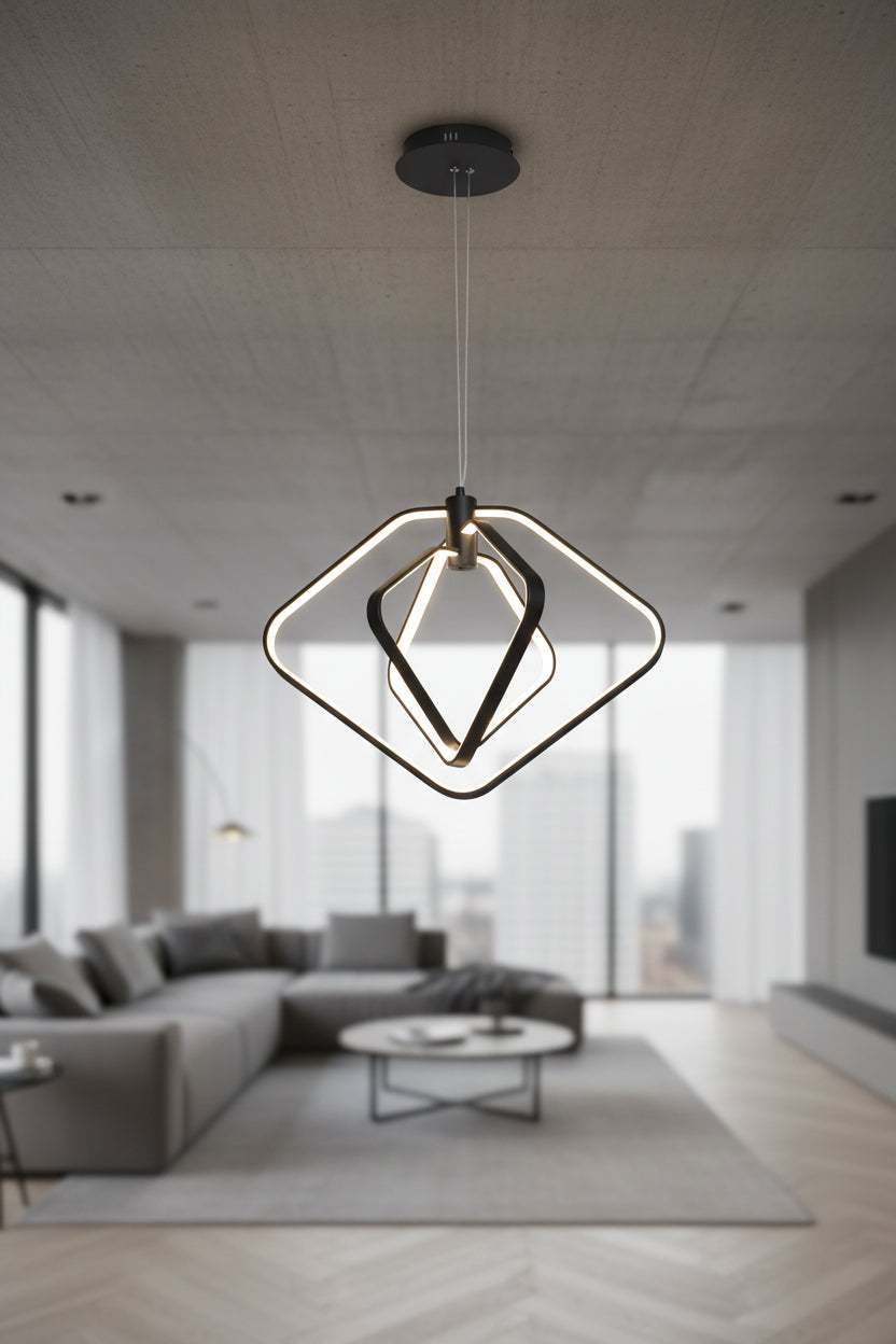 LED PAKABINAMAS LUBINIS ŠVIESTUVAS MESTO 39W 47X35CM 4000K