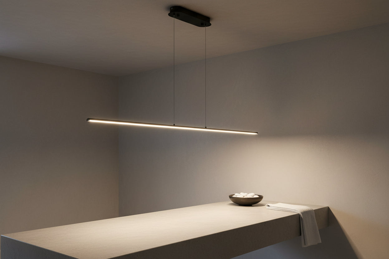 LED PAKABINAMAS LUBINIS ŠVIESTUVAS KIKI 20W 120CM 4000K