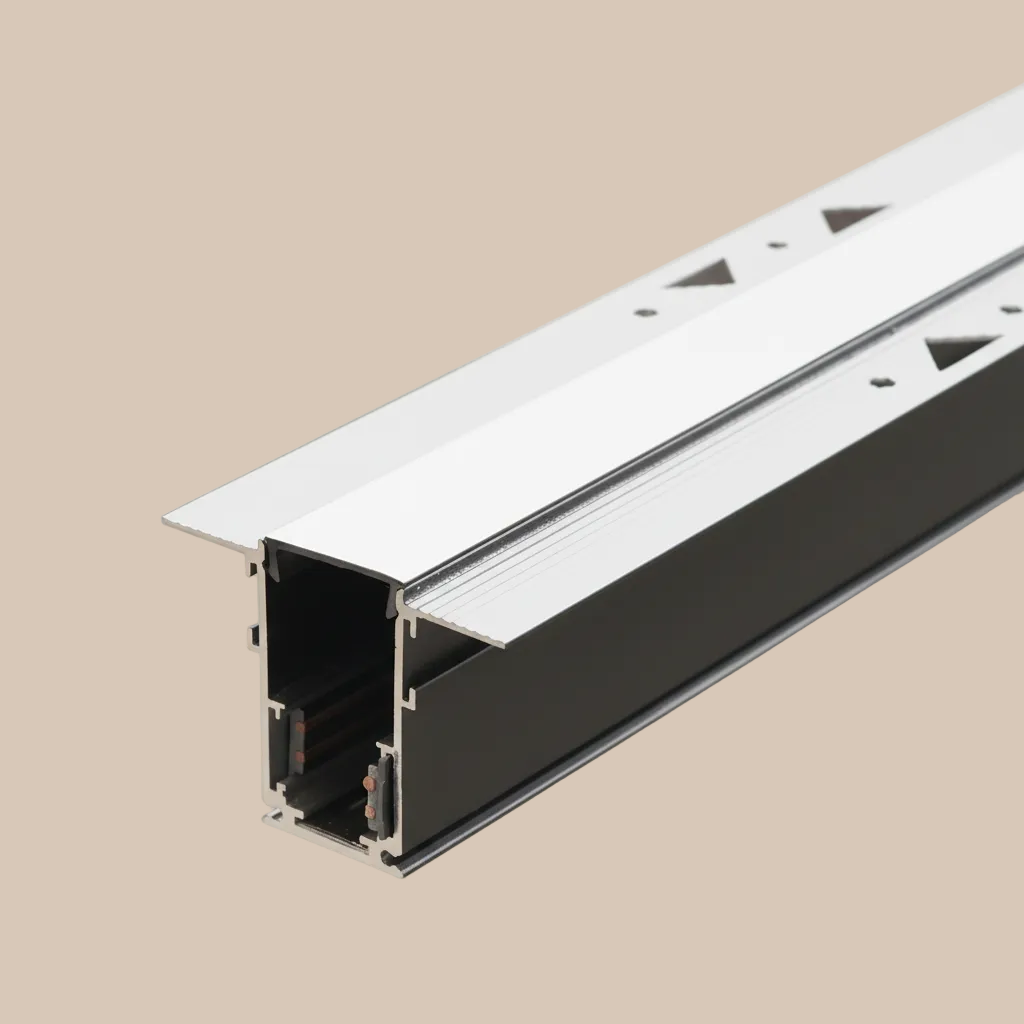 MAGNETINĖ LED SISTEMA TAMPA, ĮMONTUOJAMAS BĖGELIS (UŽGLAISTOMAS) BĖGELIS, JUODAS, 2M.