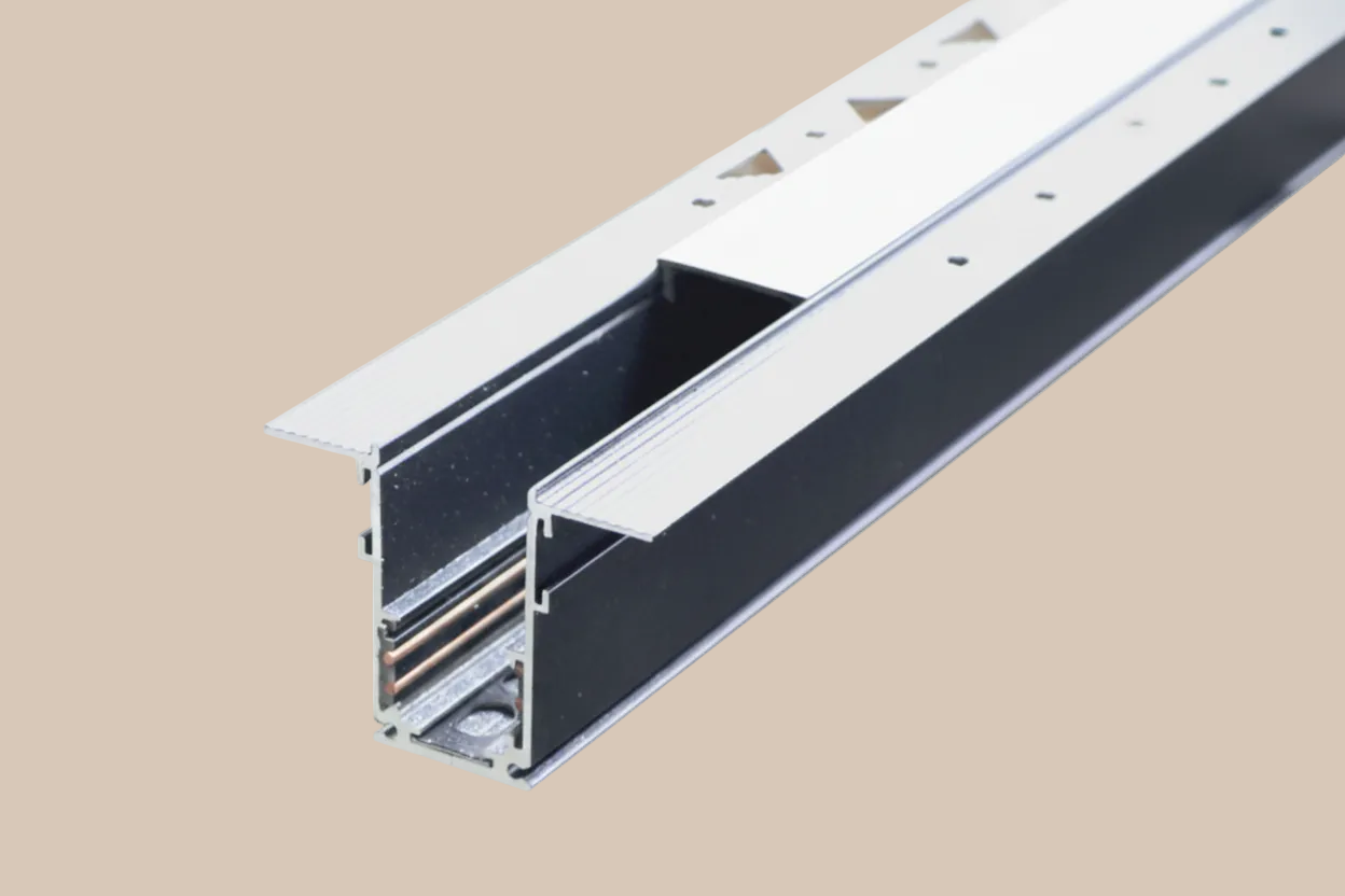 MAGNETINĖ LED SISTEMA TAMPA, ĮMONTUOJAMAS BĖGELIS (UŽGLAISTOMAS) BĖGELIS, JUODAS, 2M.