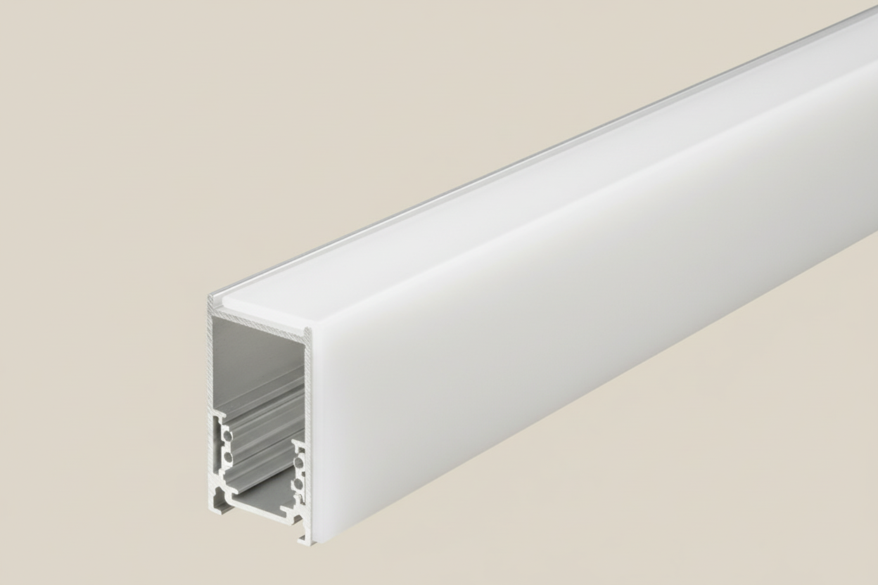 MAGNETINĖ LED SISTEMA TAMPA, PAVIRŠINIS BĖGELIS, JUODAS, 2M.