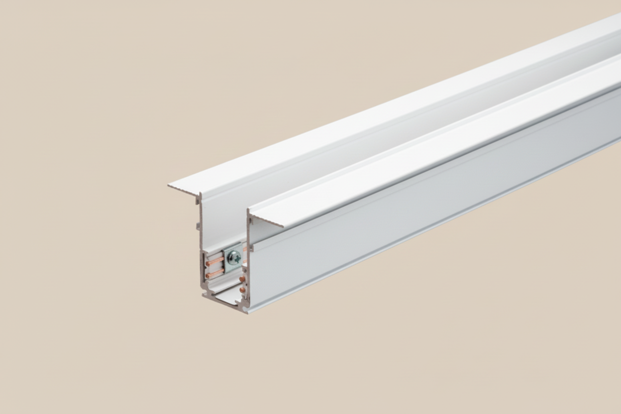 MAGNETINĖ LED SISTEMA TAMPA, ĮMONTUOJAMAS BĖGELIS (UŽGLAISTOMAS) BĖGELIS, JUODAS, 2M.