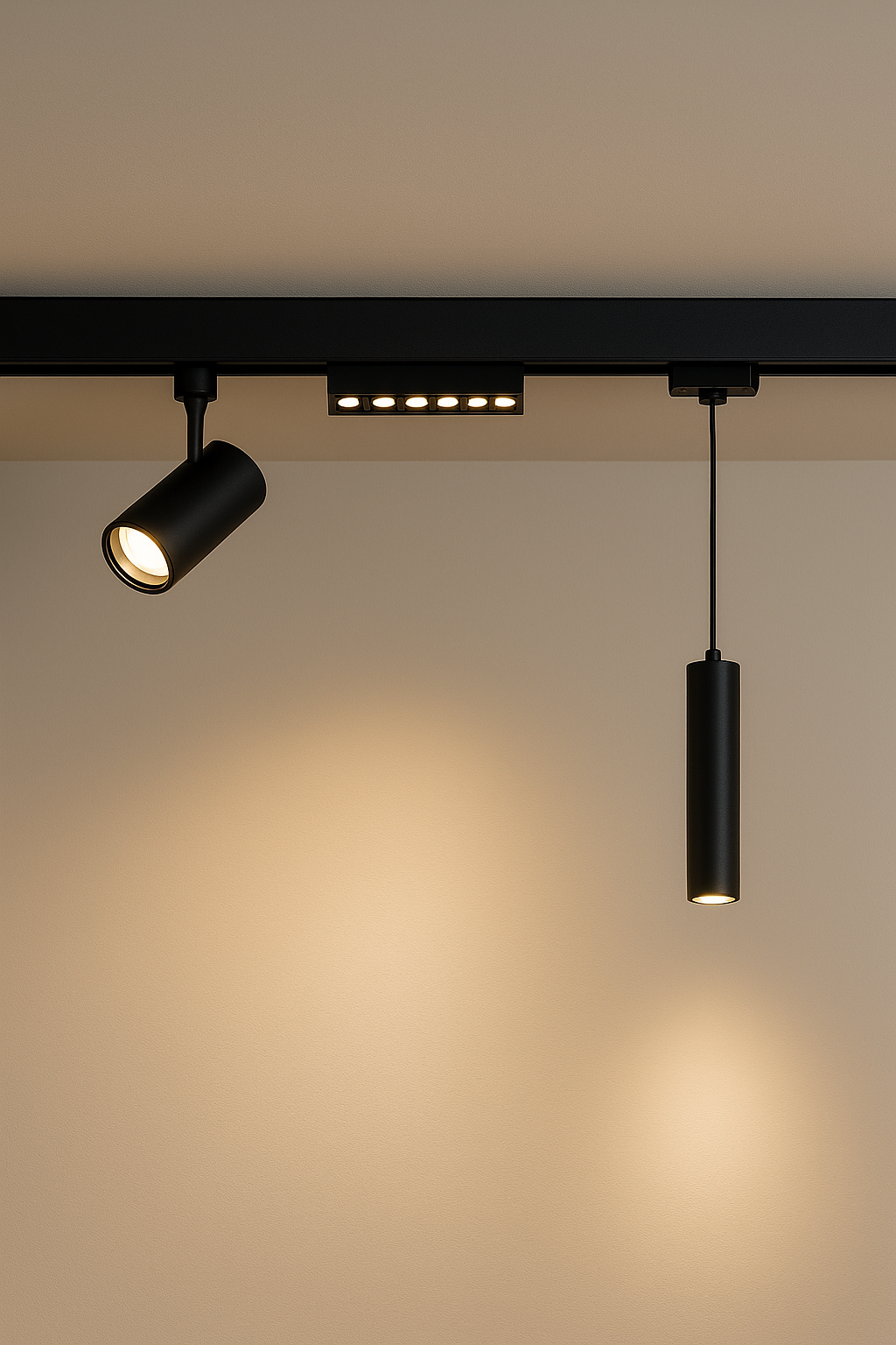 MAGNETINĖ LED SISTEMA TAMPA, PAVIRŠINIS BĖGELIS, JUODAS, 2M.