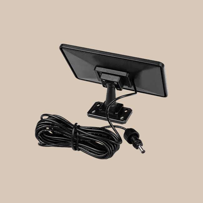 LED PROŽEKTORIUS SU SAULĖS BATERIJA IP65 172xSMD PIR SU PULTELIU