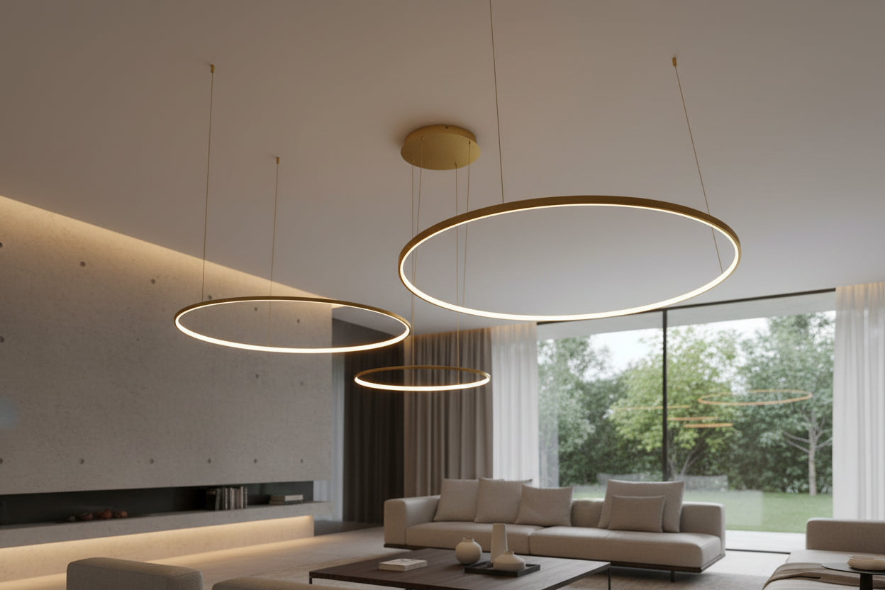 LED PAKABINAMAS LUBINIS ŠVIESTUVAS HODO 116W 40/60/80CM