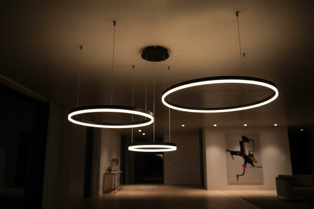 LED PAKABINAMAS LUBINIS ŠVIESTUVAS MUNDO 72W 40/60/80CM