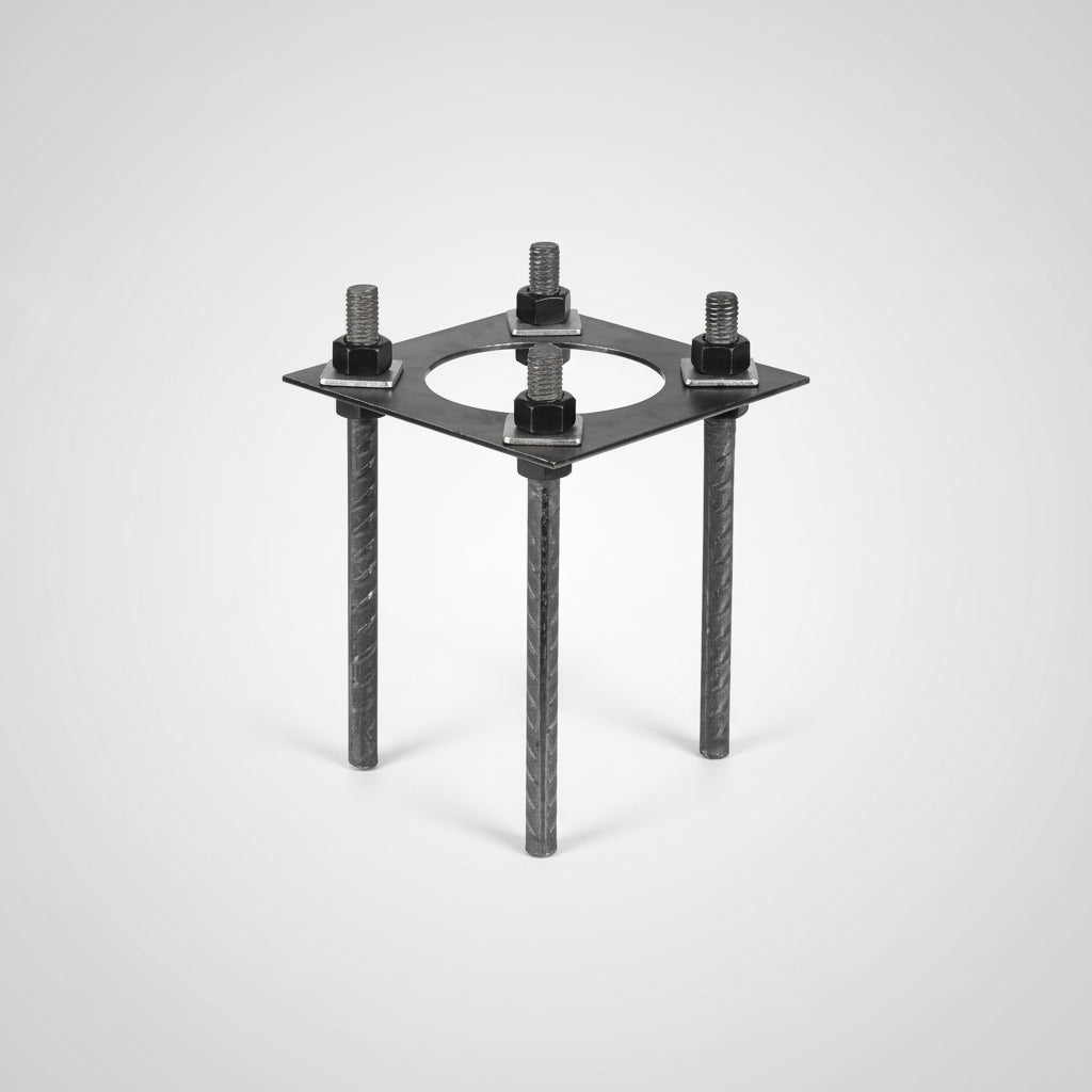 PAGRINDAI 3M GATVĖS APŠVIETIMO STULPAMS