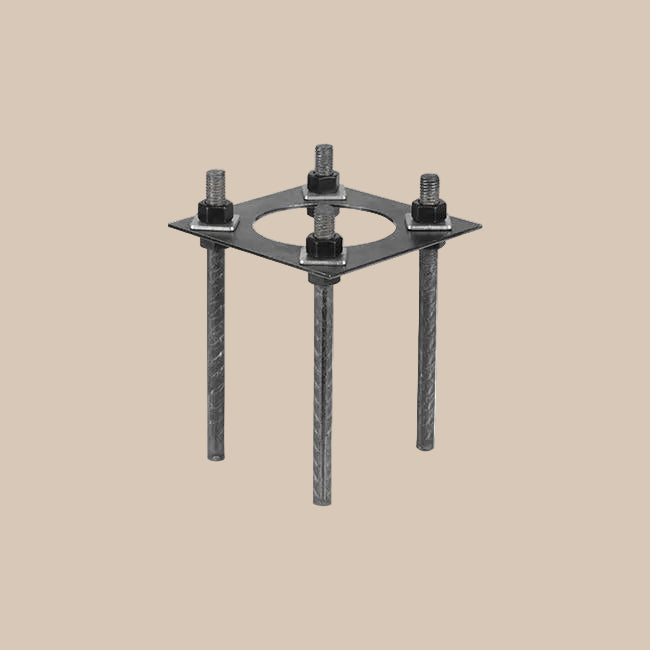 PAGRINDAI 3M GATVĖS APŠVIETIMO STULPAMS