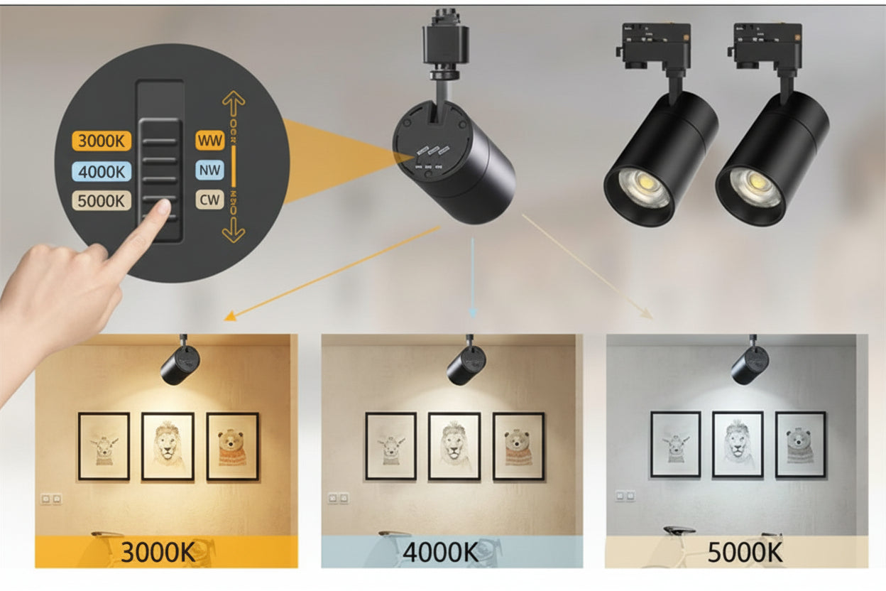 1-FAZĖS LED ŠVIESTUVAS BEGĖLIUI PULSO 3CCT