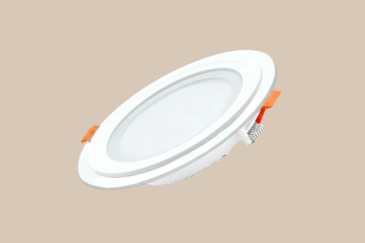 APVALI LED ĮMONTUOJAMA PANELĖ SU STIKLU MODOLED 3000K