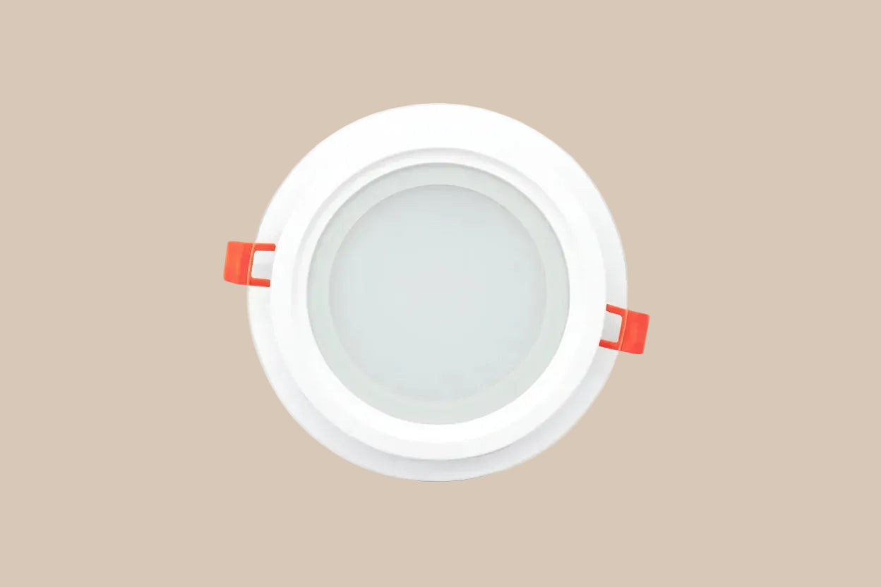 APVALI LED ĮMONTUOJAMA PANELĖ SU STIKLU MODOLED 3000K