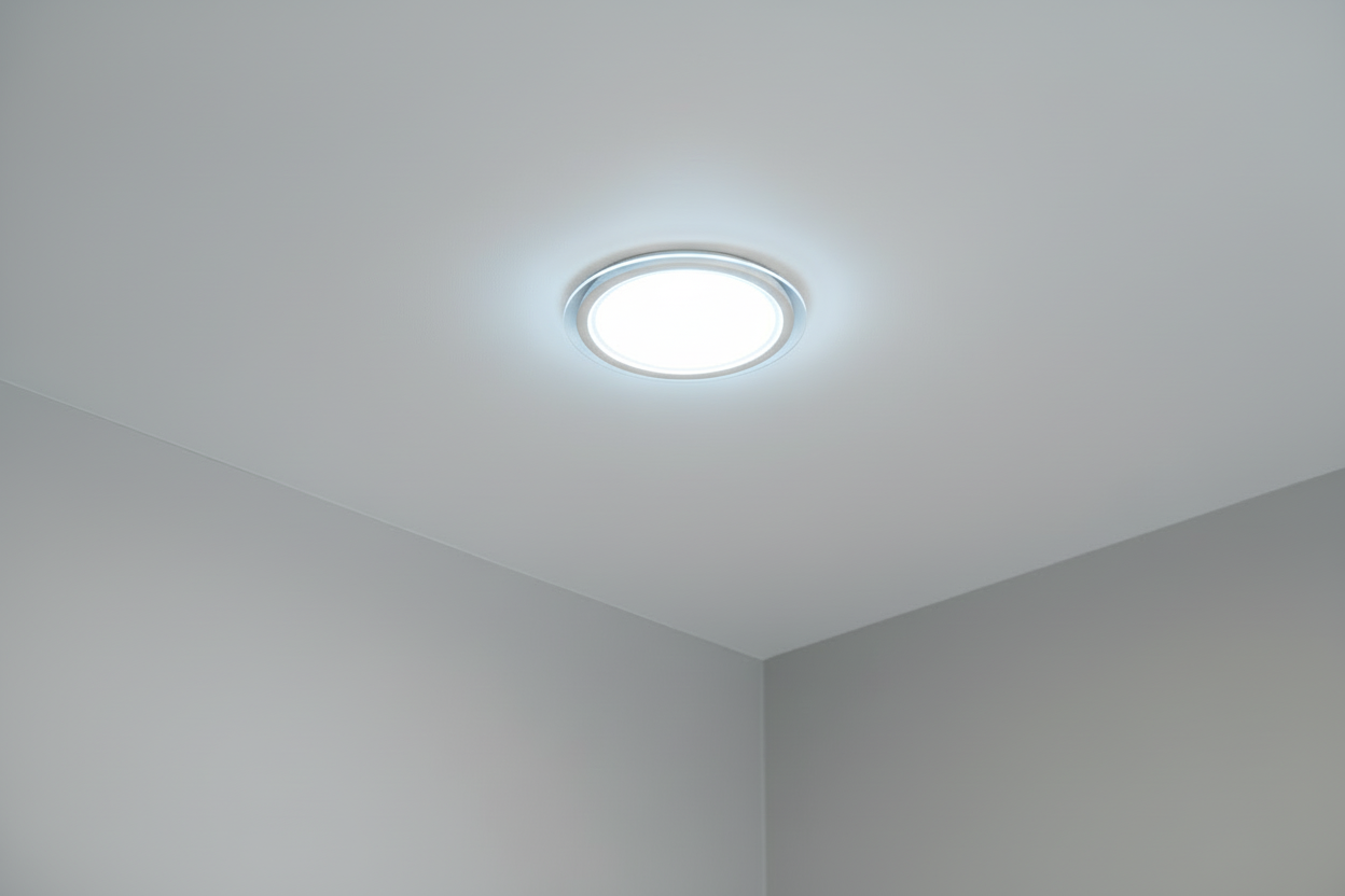 APVALI LED ĮMONTUOJAMA PANELĖ SU STIKLU VESTA 4000K