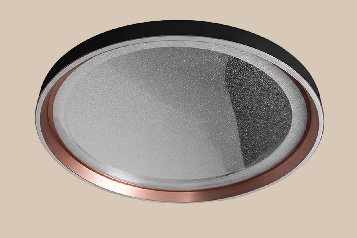 LED LUBINIS ŠVIESTUVAS 3CCT 72W JUODAS + AUKSINIS